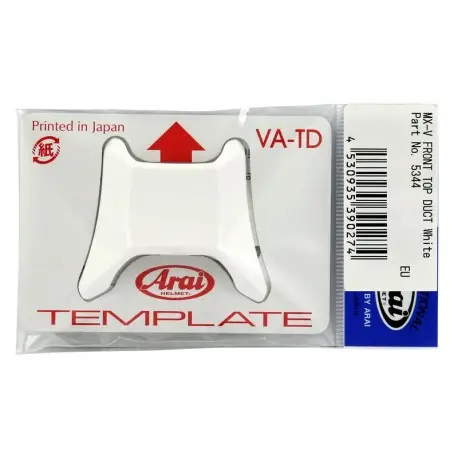 Retour Gratuit Ventilation supérieure centrale avant ARAI Front Top Duct White pour casque MX V