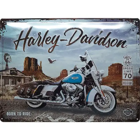 Offre Spéciale Plaque métal decorative rétro Harley Davidson