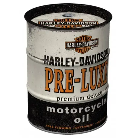 TIRELIRE motard bidon d'huile HARLEY DAVIDSON Marque