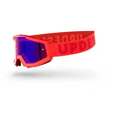 Masque moto cross UP DESIGN Dynamite ROUGE écran miroir Livraison Express