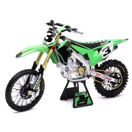 Miniature moto KAWASAKI KXF 450 ELI TOMAC 1/6 Must-Have