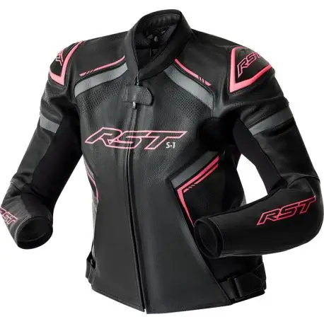 Achat Immédiat Blouson Racing moto cuir femme RST S1 D3O