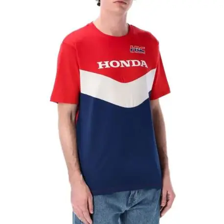 Acheter En Ligne Tee shirt HRC Racing HONDA V LOGO