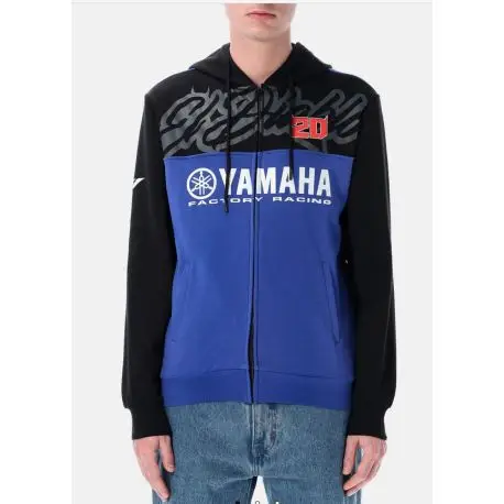 Bon Marché Sweat à capuche Yamaha Dual FQ20 Fabio Quartararo