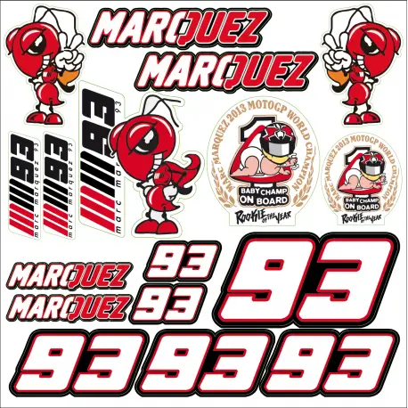 Planche autocollants MARQUEZ Affaire À Saisir