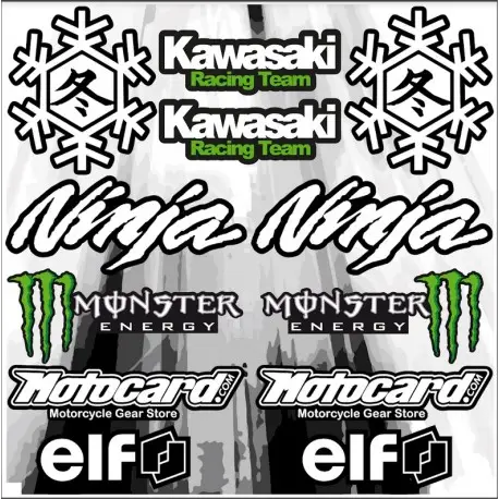 Expédié Aujourd’hui Planche autocollants KAWASAKI WINTER