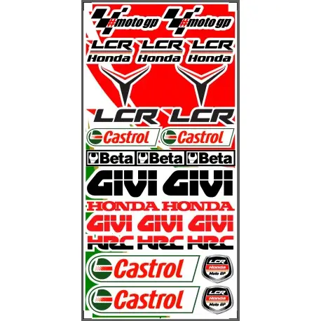 Commande En Gros Planche autocollants HONDA LCR