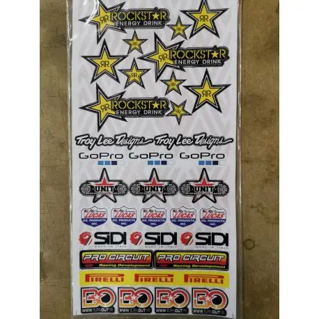 Nouvel Arrivage Planche autocollants ROCKSTAR