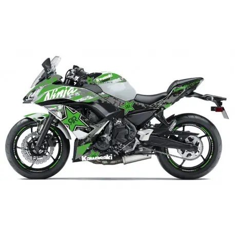Kit déco ROCKSTAR KAWASAKI 650 NINJA 2017-2020 Prix Réduit