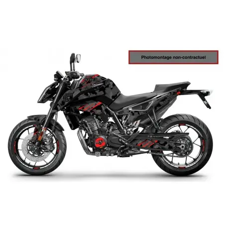 Kit déco RAGE KTM 790 DUKE 2017-2020 Prix Bas