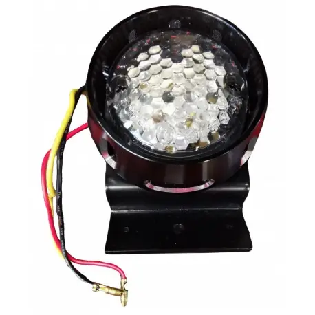 Feu arrière moto LED homologué flying saucer noir Prix Choc