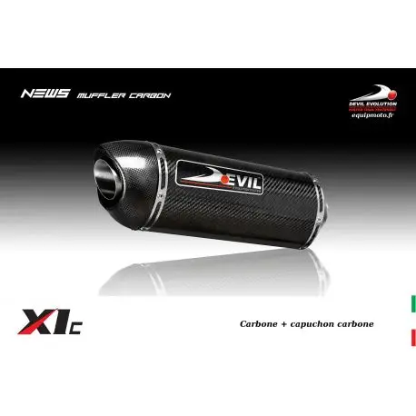 Echappement DEVIL evolution pour MOTO-GUZZI STELVIO 2008-2016 Retour Gratuit