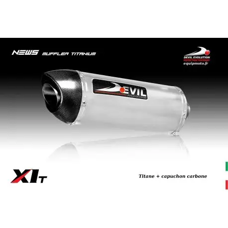 Echappement DEVIL evolution pour TRIUMPH 675 STREET TRIPLE 2007-2012 Bon Marché