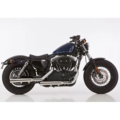 Prix Promo Echappement Falcon Double GROOVE Harley Davidson Sportster XL 883 L / N / R 2014-2016 XL 1200 C / CA / CB / V / X / T 2014-2016