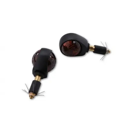 Must-Have Clignotants embouts de guidonSHIN YO Ochsenauge fumé