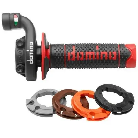 Kit poignées DOMINO KRK Evo avec câbles et revêtements HONDA CRF250R Nouvel Arrivage