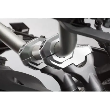 Prix Promo Kit réhausse de guidon moto SW MOTECHdiametre 28mm H 30mm Recule de 22mm