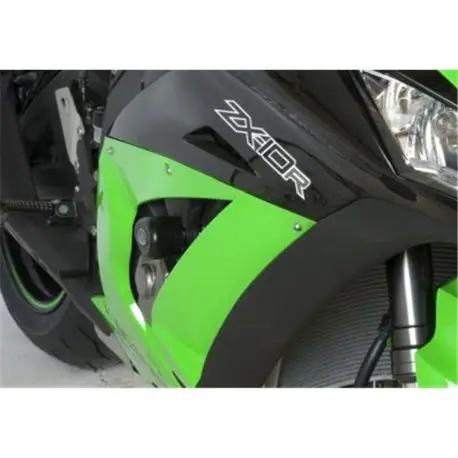 Tampons de protection R&G Racing aero race KAWASAKI ZX10R ZX-10RR Nouvelle Collection