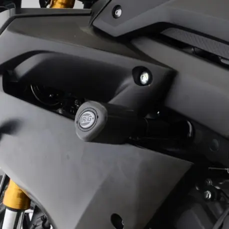 Tampons de protection R&G RACING Aero noir Yamaha YZF-R125 2019-2022 Paiement Sécurisé