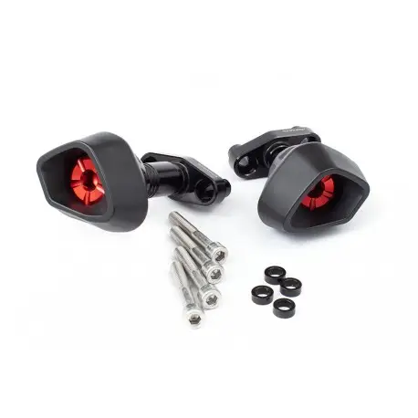 Tampons de protection EVOTECH STREET DEFENTER KAWASAKI Z800 Z800E 2013-2017 Offre Du Jour