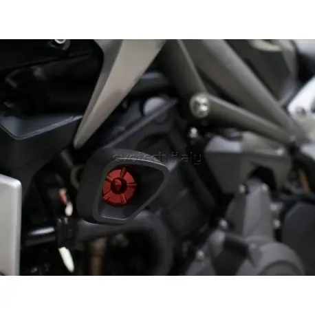 Tampons de protection EVOTECH DEFENTER TRIUMPH 765 STREET TRIPLE 2017-2020 Jusqu’à Épuisement Des Stocks