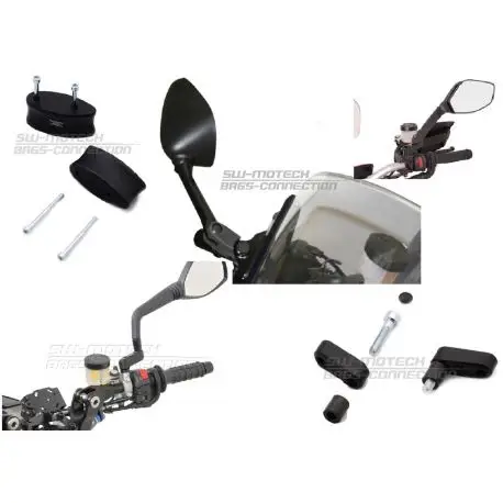 Usine Directe Extension de rétroviseur d'origine SW MOTECH HONDA CBF 600 VFR 800 CBR 900 RR
