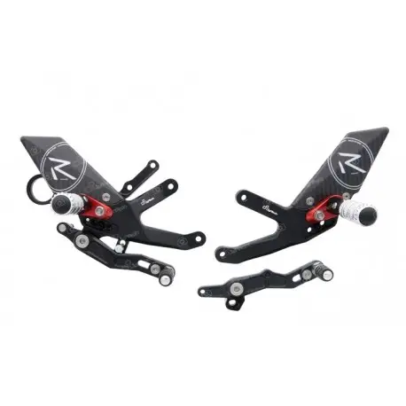 Commandes reculées réglables / repliables LIGHTECH sélection standard ou inversée BMW S1000RR M1000RR 2019-2023 Must-Have
