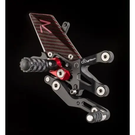 Offre Limitée Commandes reculées racing réglables / repliables LIGHTECH sélection standard APRILIA RSV4 2009-2018 TUONO V4 2011-2017