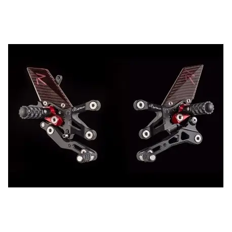 Commandes reculées racing réglables / repliables LIGHTECH sélection standard et inversée YAMAHA YZF-R1 2009-2014 Acheter En Ligne