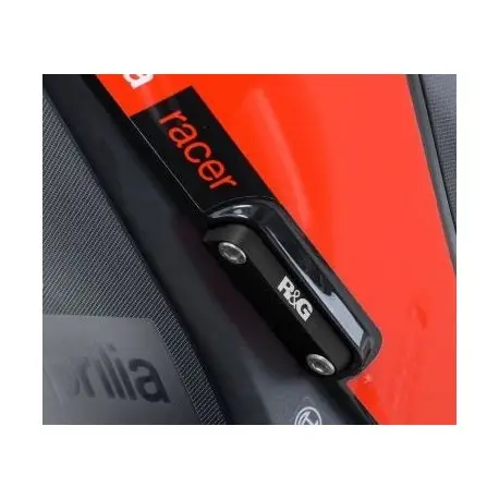 Bon Marché Caches orifice repose pieds arrière R&G RACING Aprilia RSV4RR TUONO V4