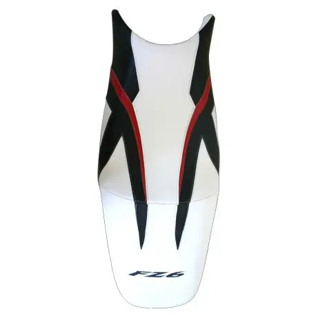 Remise housse de selle bagster YAMAHA FZ6 2007 BLANC/NOIR/ROUGE/LETTRES NOIRES