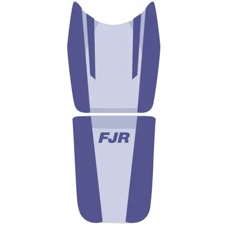 Affaire À Saisir housse de selle bagster YAMAHA FJR1300 2008-2009 GRIS CLAIR/BLEU FONCE/LETTRES BLEUES FONCEES