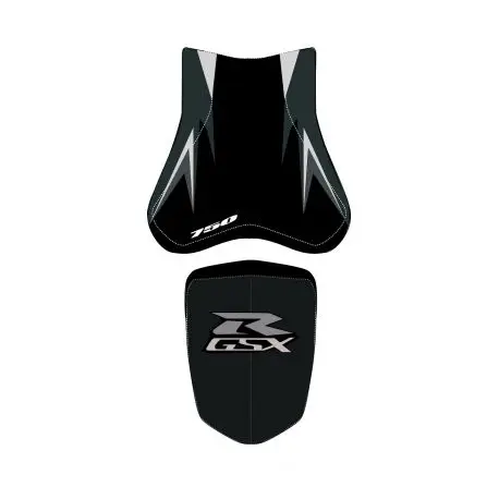 housse de selle bagster SUZUKI GSXR750 2008 NOIR/NOIR MAT/GRIS Solde