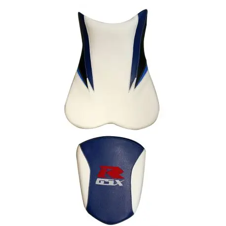 Prix Choc housse de selle bagster SUZUKI GSXR600 2006 BLEU/BLANC/NOIR/AZUR/LETTRES FLUO ET BLANC