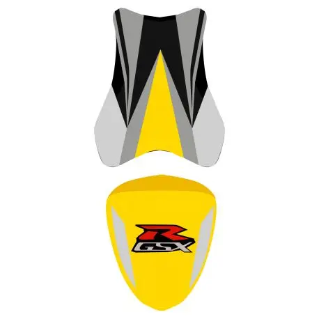 housse de selle bagster SUZUKI GSXR1000 2007 SURF/NOIR/GRIS/LETTRES ROUGES Meilleure Vente