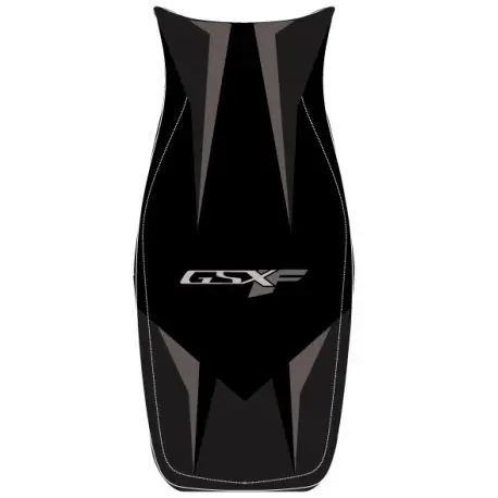 housse de selle bagster SUZUKI GSX650F 2010 NOIR/NOIR MAT/LETTRES GRISES ET BORDEAUX Nouveauté