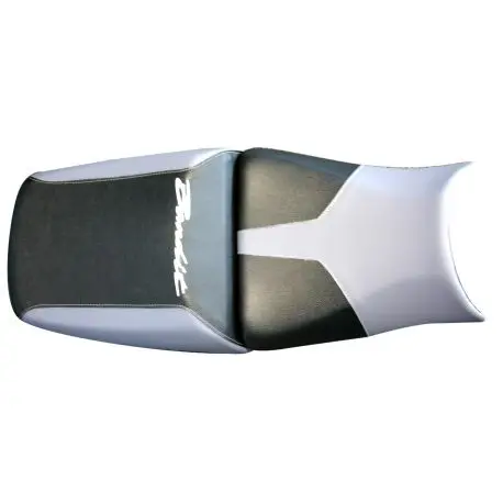 housse de selle bagster SUZUKI 650 BANDIT 2006-2008 ACIER/NOIR/LETTRES BLANCHES Bon Plan