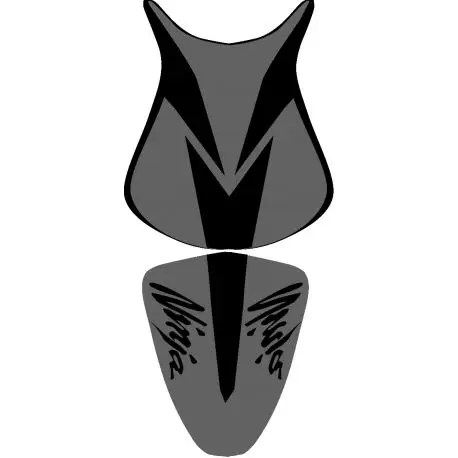 housse de selle bagster KAWASAKI ZX6R 2007 NOIR MAT/CARBONE/LETTRES NOIRES Livraison Gratuite