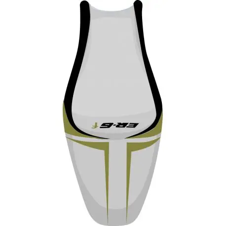 housse de selle bagster KAWASAKI ER6F 2006 GRIS CLAIR/OR/NOIR/LETTRES NOIRES Expédié Aujourd’hui