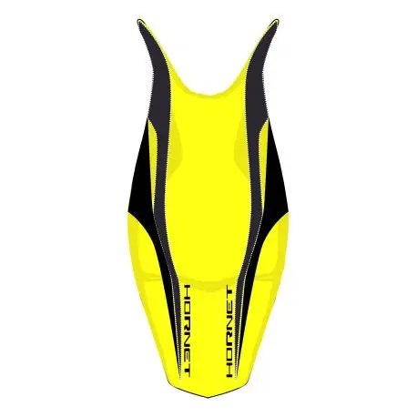 housse de selle bagster HONDA 600 HORNET 2008 SAFRAN/NOIR MAT/LETTRES NOIRES Authentique