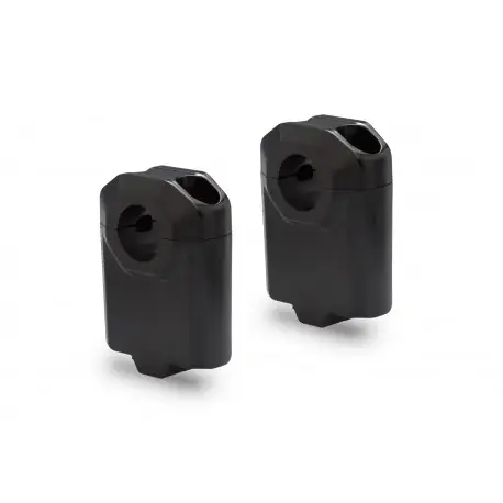 Offre Spéciale Kit réhausse de guidon moto SW MOTECH22mm H 50mm noir