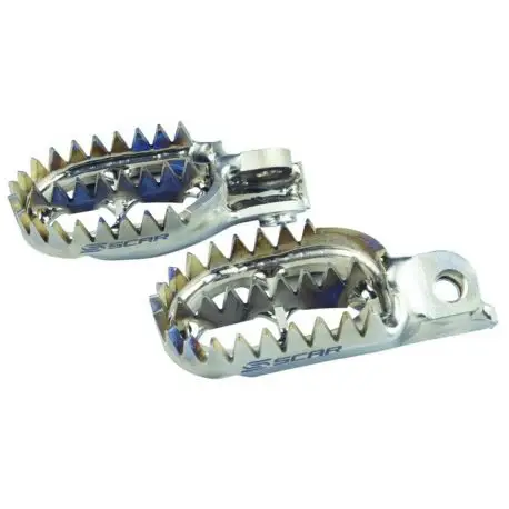 Authentique Repose-pieds SCAR Gripper Titane HONDA CR CRF