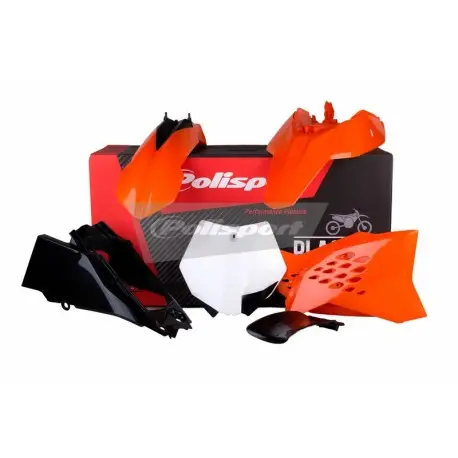 Kit plastique POLISPORT KTM SX 65 2013-2015 Livraison Gratuite