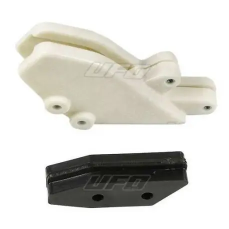 Kit guide chaîne et patin de guide chaîne UFO KAWASAKI KX 125 KX 250 1992-1995 Nouvelle Collection