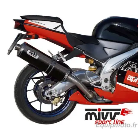 Echappement MIVV OVAL APRILIA RSV 1000 1998-2003 Pas Cher