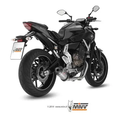 Ligne d'Echappement MIVV OVAL YAMAHA MT-07 2014-2024 Commander Vite