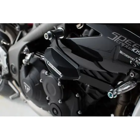 Tampons de protection SW MOTECH TRIUMPH 1050 SPEED TRIPLE 2011-2021 1200 SPEED TRIPLE 2021-2022 Offre Exclusive