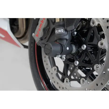 Nouvelle Collection Roulettes de protection de fourche SW MOTECH TRIUMPH TIGER SPEED TRIPLE YAMAHA XTZ 700 TENERE