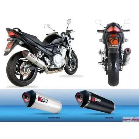 Jusqu’à Épuisement Des Stocks Echappement scorpion red power GSF 650 BANDIT 2007-2015