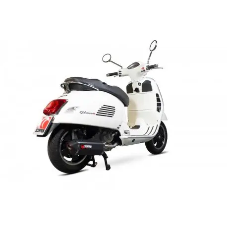 Echappement SCORPION RED POWER VESPA GTS125 2009-2017 GTS250 GTV250 2006-2017 GTS300 2009-2017 GTV300 2010-2017 Jusqu’à Épuisement Des Stocks